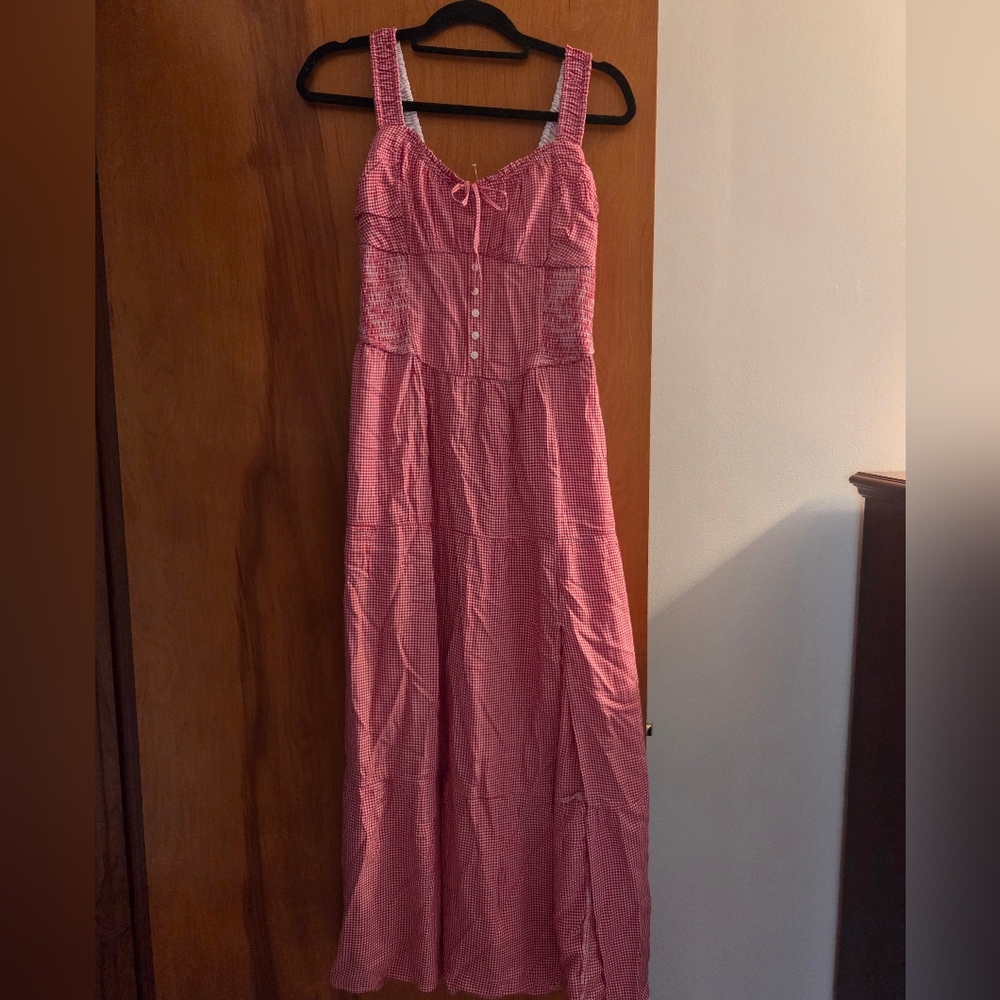 Hollister Sadie Midi Side Slit Dress- Size Medium